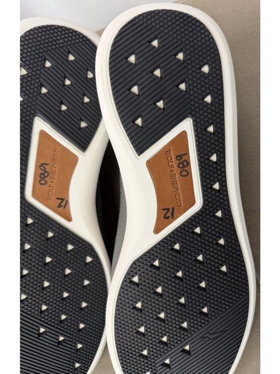 Wolf & Shepherd Swift NWOB $175 Men\'s Knit Derby Trainers Shoes Size 12 Gray